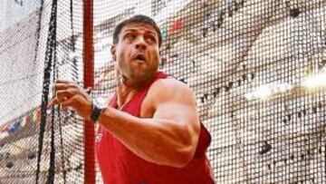 <b>CANDIDATO. </b>Mario Pestano, en la calificación de los Juegos.