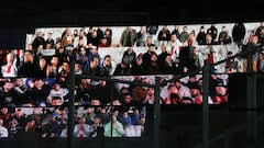 La barra virtual de Palestino debutó ante River Plate