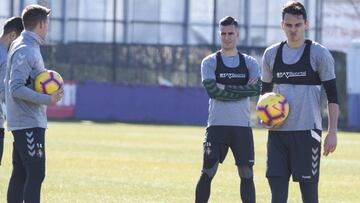 25/01/19 entrenamiento del Real Valladolid Sergi Guardiola