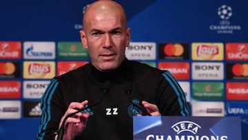 Zidane: "Nosotros no nos vamos a cagar en los pantalones..."