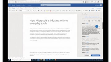 Microsoft Word Online ya te deja transcribir un audio desde el PC