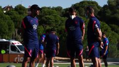 El Atlético vuelve al trabajo