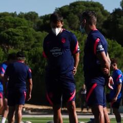 El Atlético vuelve al trabajo