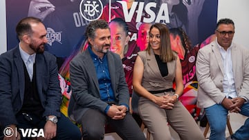 Olga García durante la presentación de su nuevo proyecto como profesional de los eSports