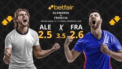 Alemania vs. Francia: horario, dónde ver, pronósticos y cuadro