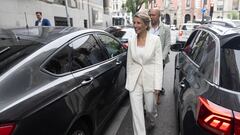 La vicepresidenta segunda del Gobierno y ministra de Trabajo y Economía Social, Yolanda Díaz, a su salida de una rueda de prensa, en el Círculo de Bellas Artes, a 10 de junio de 2024, en Madrid (España). La vicepresidenta segunda del Gobierno ha informado que mantiene su puesto dentro del Gobierno pero dimite de sus responsabilidades como coordinadora general.
10 JUNIO 2024;MADRID;SUMAR;YOLANDA DÍAZ
Eduardo Parra / Europa Press
10/06/2024