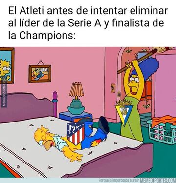 Los memes no perdonan a Simeone