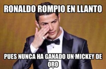 Con el Mickey de Oro llegan los memes de Chicharito