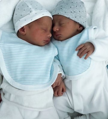 Morata y Alice Campello comparten la felicidad de sus gemelos