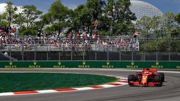 Vettel rompe el crono en Canadá, Alonso no pasó de la Q2