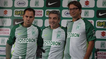 Juan Manuel Lillo en su presentación como DT de Nacional