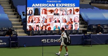 Fans en un Grand Slam en tiempos de coronavirus