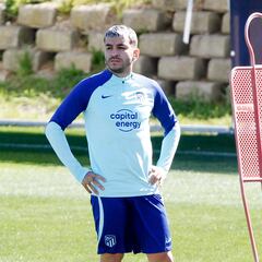 Correa, de vuelta al trabajo con el Atlético