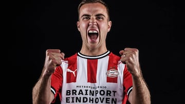 Götze en el PSV.
