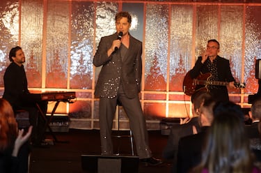 David Bisbal durante la gala de entrega de los Premios Hombres del Año Esquire en el Casino de Madrid.