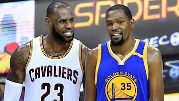 LeBron James y Kevin Durant.