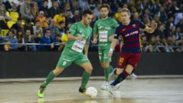 Batería (dcha.) fue el héroe del Barça.