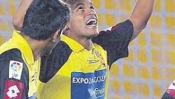 <b>EN PUNTA. </b>Ewerthon, bigoleador en Jerez, formará ataque con Diego.