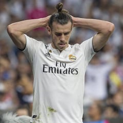 Bale se lesionó y no jugó la segunda parte del derbi