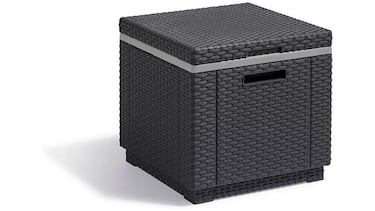 Esta mesa nevera de jardín mantiene tus bebidas y alimentos frescos