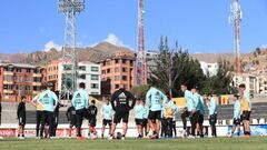 &Uacute;ltimo ensayo de Argentina antes de enfrentarse a Bolivia