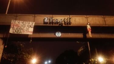 Pancartas en Medellín ponen tensión en vísperas del clásico