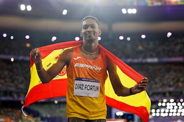 09/08/24 JJOO JUEGOS OLIMPICOS PARIS 2024 
ATLETISMO TRIPLE SALTO 
JORDAN DIAZ ESPAÑA 
ALEGRIA MEDALLA DE ORO 