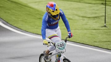 Mariana Pajón expresó su emoción por la medalla de plata en Tokio 2020.