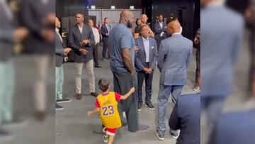 El increíble gesto de Shaquille O’Neal con un niño