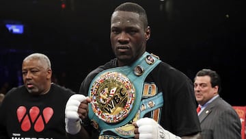 Deontay Wilder celebra su cuarta defensa satisfactoria en su &uacute;ltimo combate.