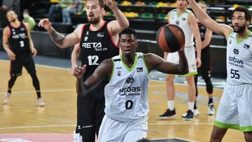 Cheick Diallo, durante el partido contra el Retabet Bilbao.
