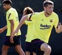 Setién recupera a Sergi Roberto y Sergio Busquets ante el Atlético