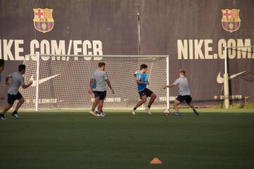 Así fue el entrenamiento de Boca en Barcelona