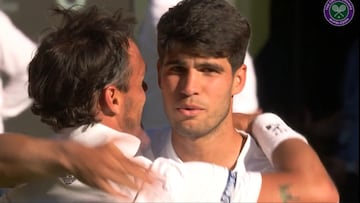 La frase de Alcaraz a Fognini en la red que le honra y mucho: el murciano es patrimonio nacional
