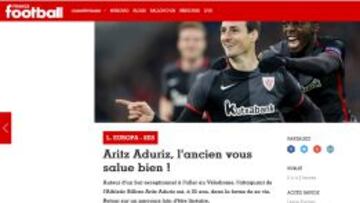 France Football: "Aritz Aduriz, el anciano os saluda"