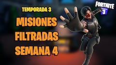 Fortnite Temporada 3: Misiones filtradas de la Semana 4