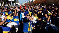 Nervous Boca and River fans await Copa Libertadores final