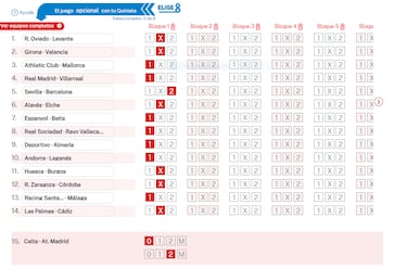 Pronóstico de la Quiniela de fútbol jornada 11 - 4/10/25 