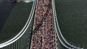 Una imagen emblemática de la maratón.