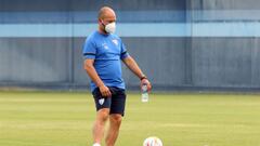 Jos&eacute; Alberto durante el entrenamiento de este s&aacute;bado 21 de agosto.