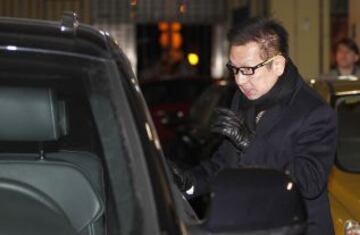 Peter Lim, magnate de Singapur, que ha presentado una oferta de compra por el conjunto che fue al palco del Vicente Calderón.