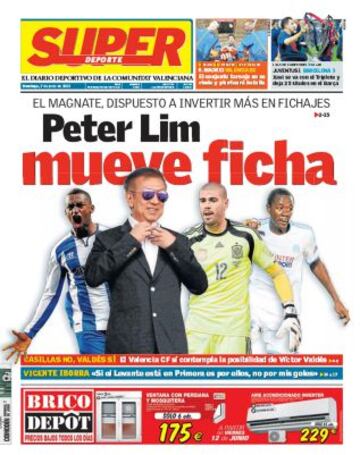 Portadas de la prensa deportiva