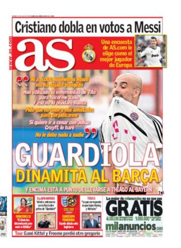 Las portadas de AS de julio