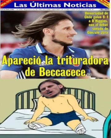 Los memes que dejó el despido de Beccacece de la U