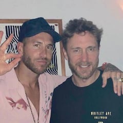Sergio Ramos coincide con David Guetta en Ibiza