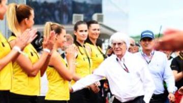 Ecclestone, en el GP de Hungría.