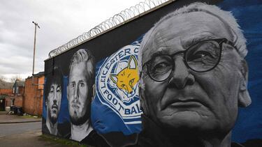 Leicester City are set to play Sevilla in a UEFA Champions League Round of 16 second leg football match on March 14. / AFP PHOTO / Paul ELLIS / RESTRICTED TO EDITORIAL USE - MANDATORY MENTION OF THE ARTIST UPON PUBLICATION - TO ILLUSTRATE THE EVENT AS SPECIFIED IN THE CAPTION