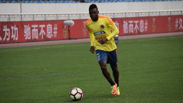 Avil&eacute;s Hurtado con la camiseta de la Selecci&oacute;n Colombia