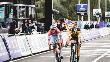 El ciclista neerlandés Mathieu Van der Poel.