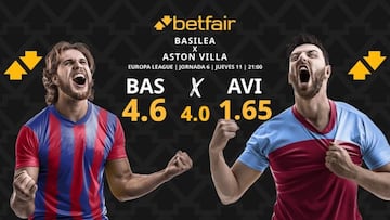 Basilea vs. Aston Villa: horario, dónde ver, pronósticos y clasificación